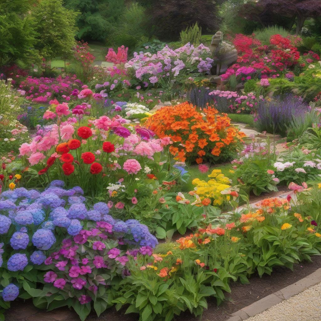 Colorful Flower Garden