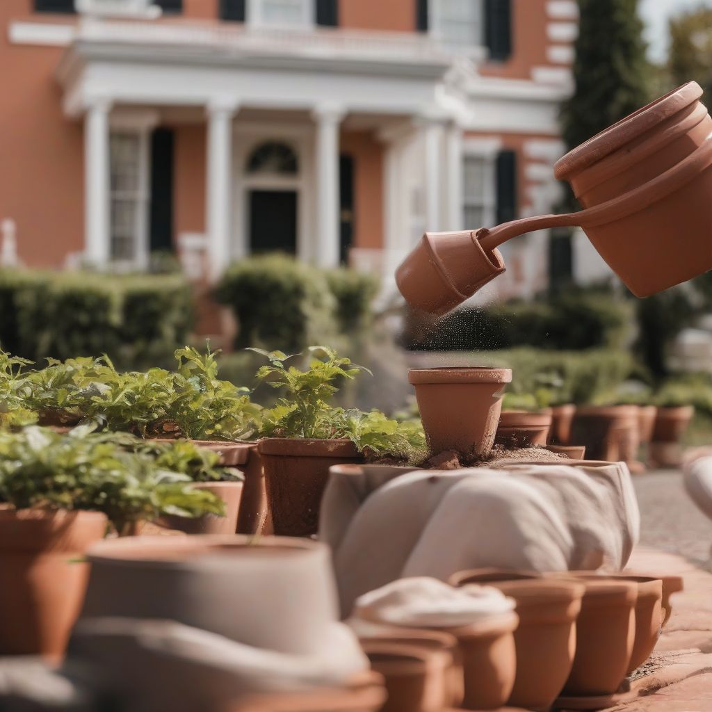 Fertilizing Plants in Pots