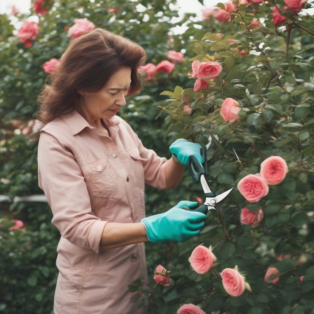 Pruning a Rose Bush