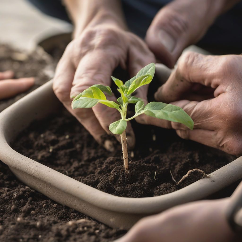 Transplanting Seedlings